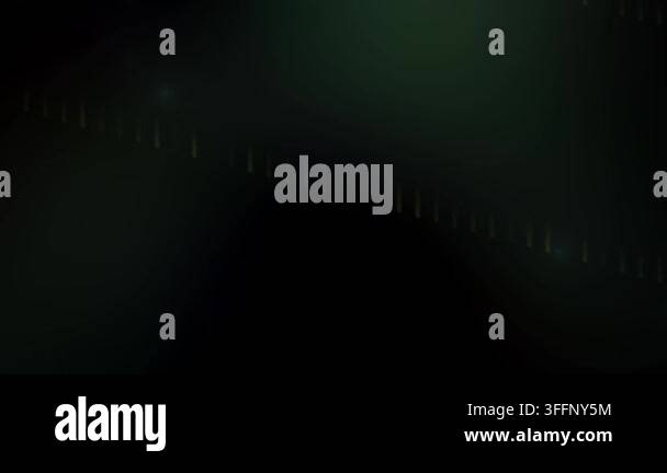 Green Light Abstract Background Features Moving Vertical Lines And Green Light Abstract Background Features Moving Vertical Lines And