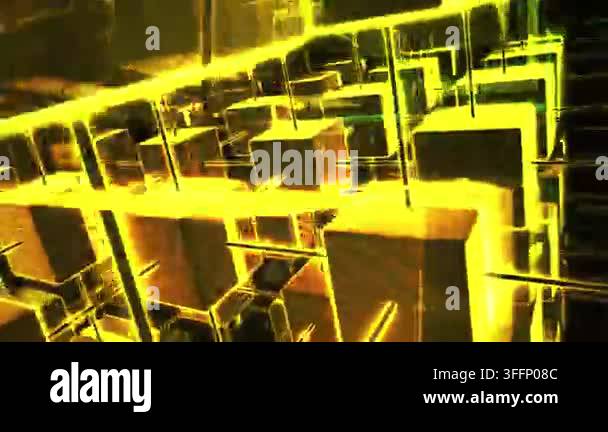 Motion fast abstract background animation loop with dynamic energy flow ...