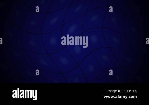 Blue grid pattern with a red circle moving across the dark background ...