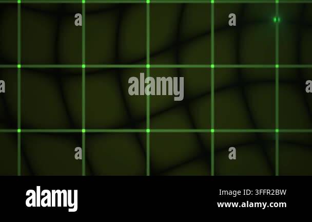 A dynamic visual sequence featuring a glowing light point moving across ...