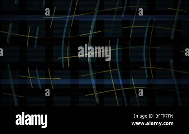 A dynamic abstract video background featuring glowing, curved lines ...