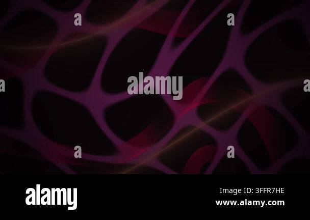 A mesmerizing abstract animation featuring glowing purple and red ...