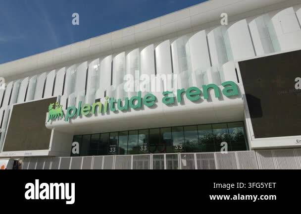 PARIS FRANCE SEPTEMBER 1 2026 Plenitude Arena Building Facade At paris-france-september-1-2026-plenitude-arena-building-facade-at