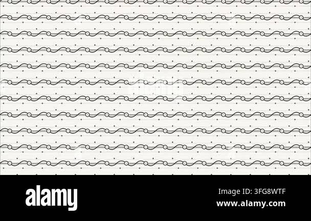 Seamless minimalist horizontal wave lines pattern abstract geometric ...