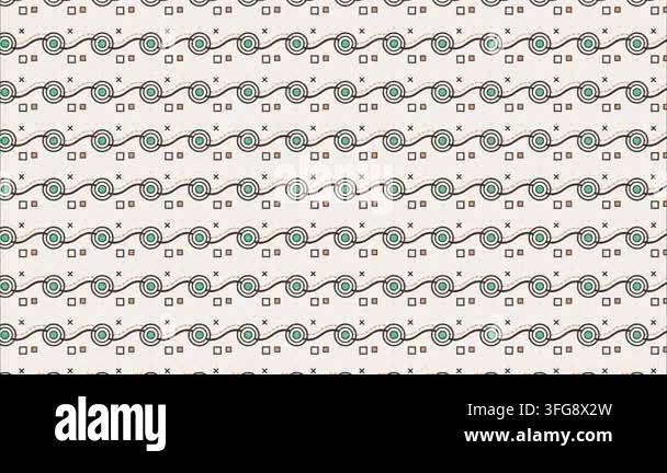 Ornate geometric symbol wave pattern minimalist repetitive design ...