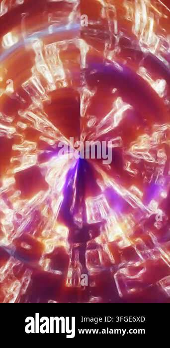 Fiery orange and pink molten texture with glowing crystalline forms ...
