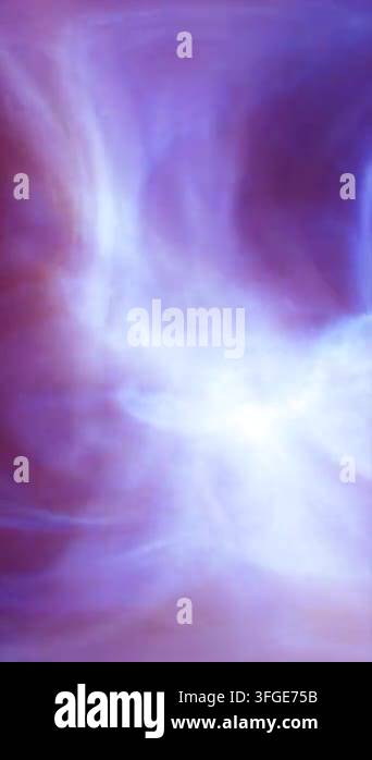 Soft purple and blue luminous abstract with misty flowing light forms ...