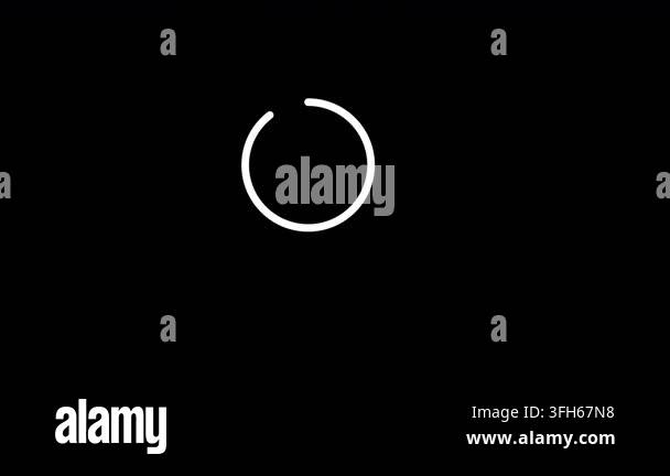 Artificial intelligence search icon animation with magnifying glass and ...