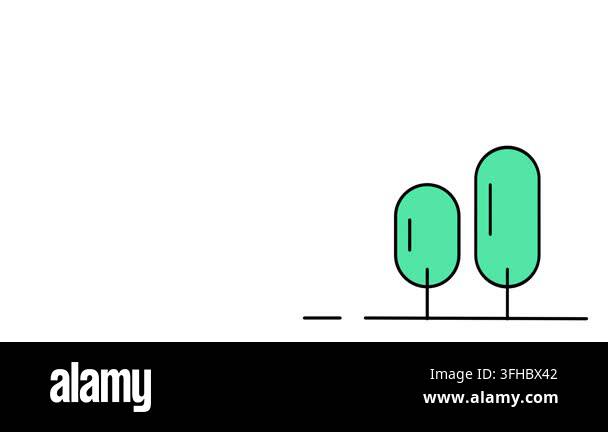 displays a minimalist graphic art piece showing two simple stylized ...