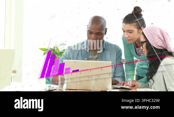 Animation of statistical data processing over diverse colleagues ...