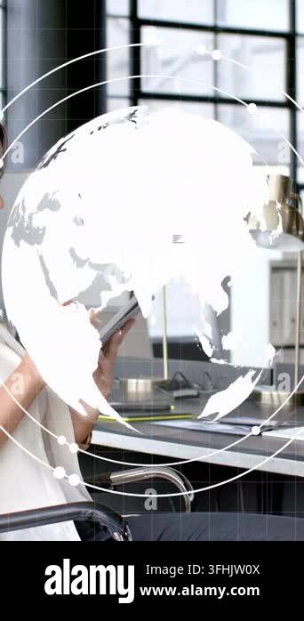 Vertical video: Office pro tapping pad causing globe overlay rotating ...