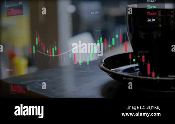 Ochart Background Overlay appearing nudging black cup to center while candlesticks ...