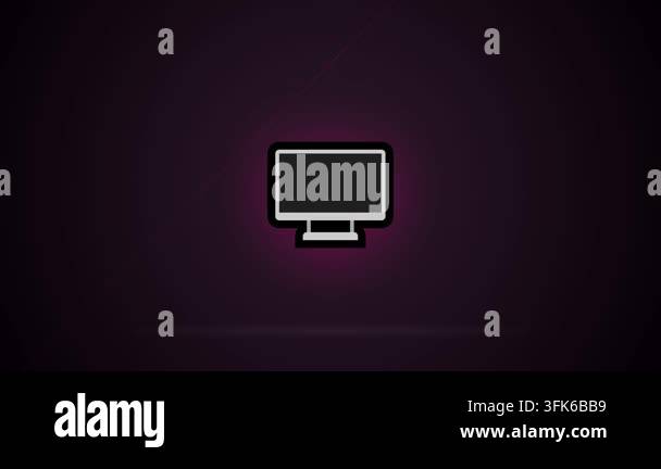 Computer Screen Images Coding Look computer monitor with a dark background Stock Video Footage - Alamy
