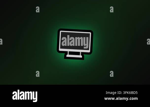 Computer Screen Images Coding Look computer monitor with a dark background Stock Video Footage - Alamy