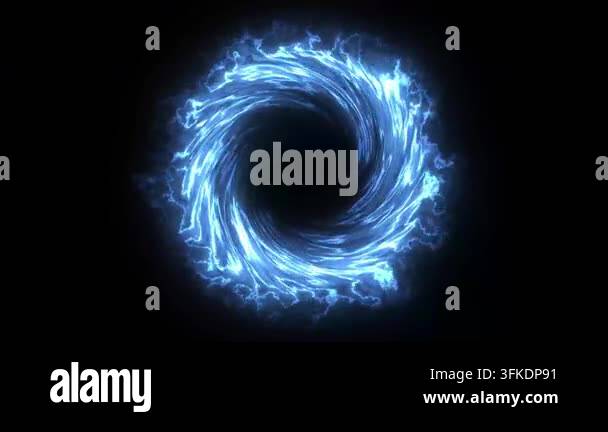 Portal Effect Seamless Loop Animation in stunning 4K, featuring a ...