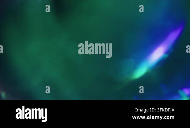 Defocused glow. Light beam. Blur green blue neon color gradient optical ...