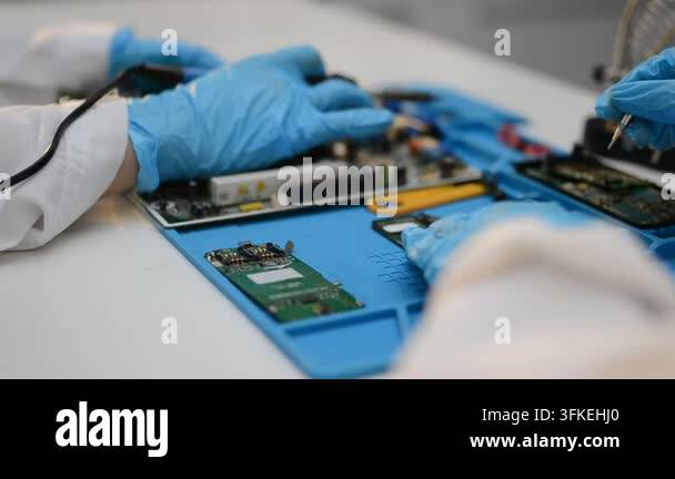 Science Lab Tech technician working in a laboratory Stock Video Footage - Alamy
