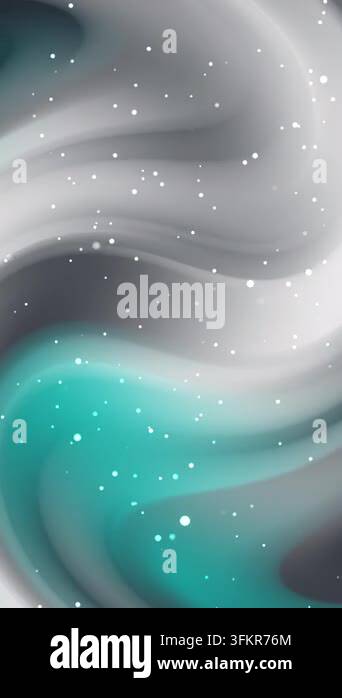Dynamic abstract background featuring flowing waves of teal and gray ...