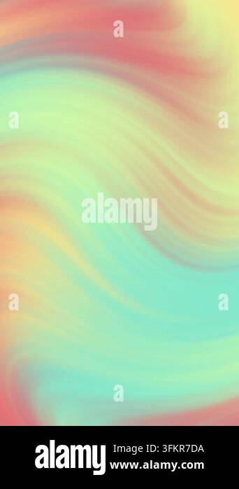 Seamless loop of pastel abstract background with soft flowing waves of ...