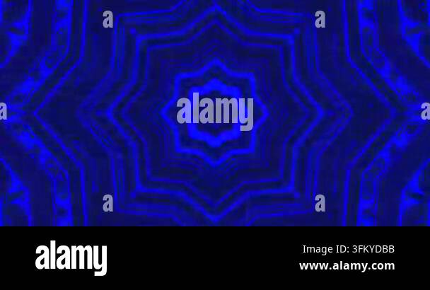 Spape Design Abstract blue pattern creating star-like shape design Stock Video ...