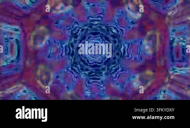 Abstract pattern featuring swirling shapes in vibrant colors Stock ...