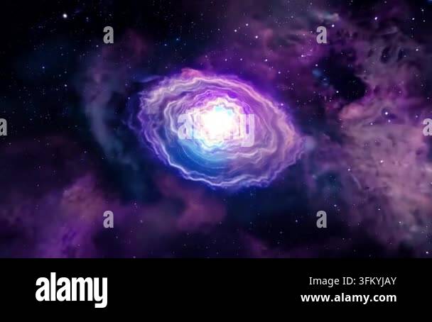 nebula and galaxy. outer space. abstract background Stock Video Footage ...