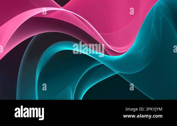 abstract background featuring flowing, dynamic waves Stock Video ...