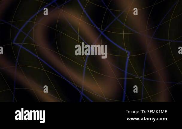 A dynamic abstract animation featuring interconnected glowing lines and ...