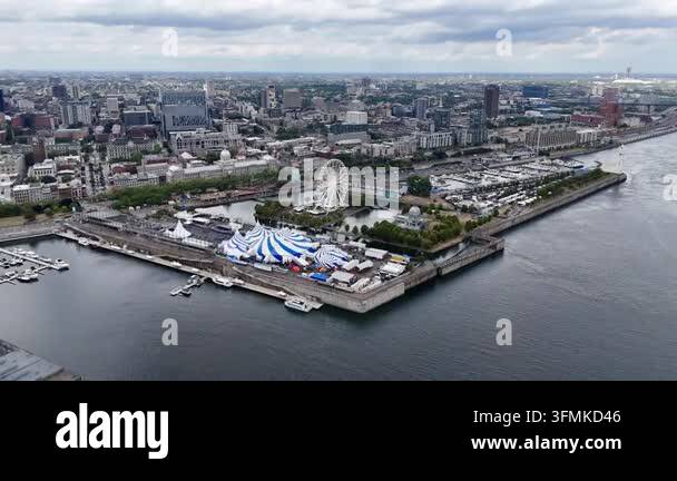 aerial view of the city of the new york Stock Video Footage - Alamy