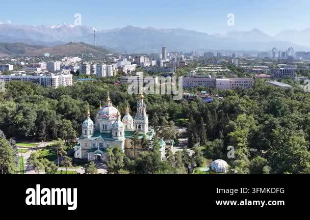 view of the city of barcelona Stock Video Footage - Alamy