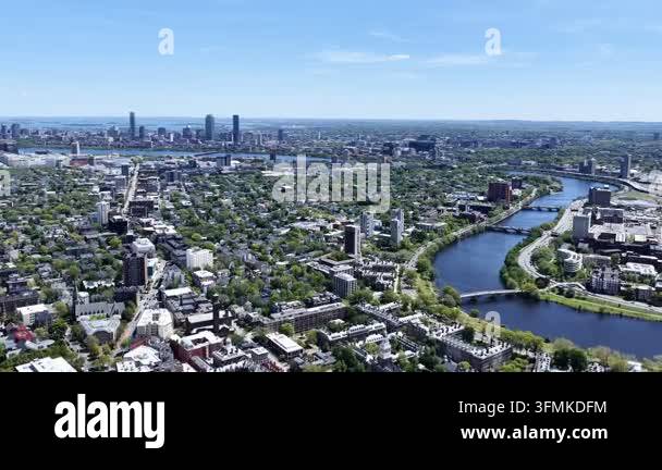 aerial view of the city of montreal Stock Video Footage - Alamy