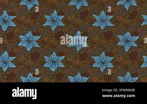 Motion footage background with colorful elements. Flowers. Vintage ...