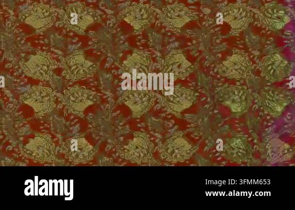 Motion footage background with colorful elements. Flowers. Vintage ...
