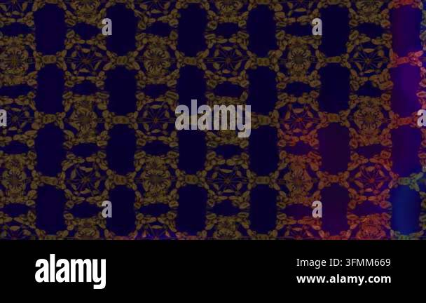 Motion footage background with colorful elements. Flowers. Vintage ...