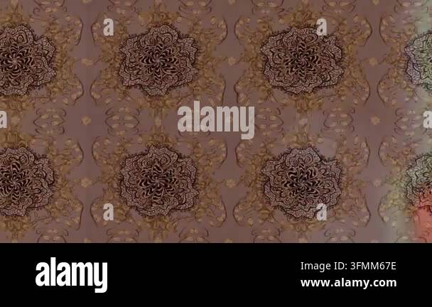 Motion footage background with colorful elements. Flowers. Vintage ...