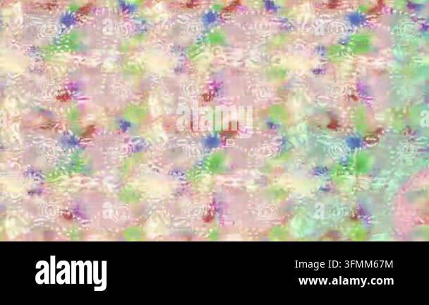 Motion footage background with colorful elements. Flowers. Vintage ...