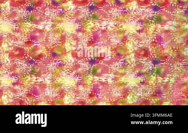 Motion footage background with colorful elements. Flowers. Vintage ...