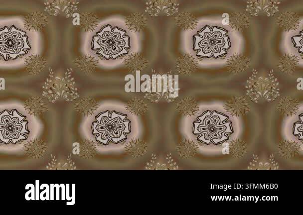 Motion footage background with colorful elements. Flowers. Vintage ...