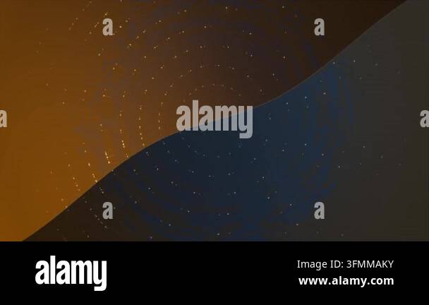 Abstract Digital Wave Background with Glowing Particles and Procedural ...