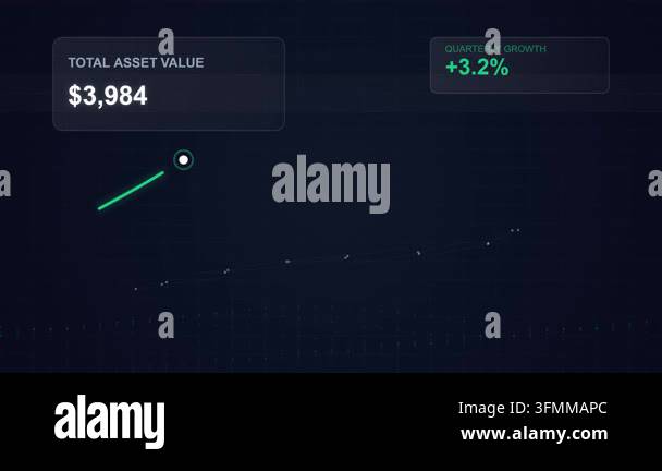 Abstract Financial Analytics Interface with Glassmorphism Design Stock ...