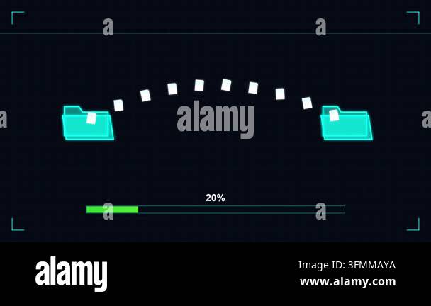Abstract retro futuristic background featuring glowing digital data ...