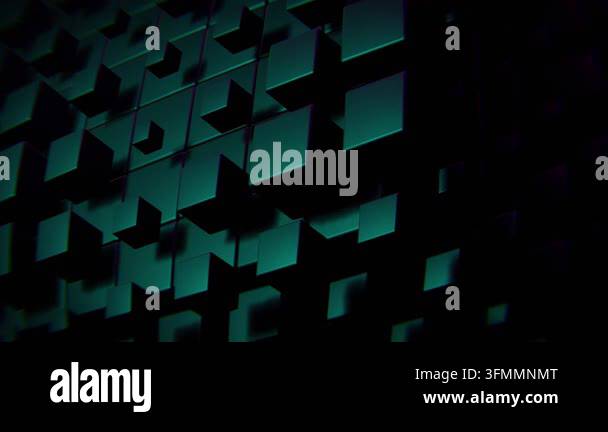 This looping abstract geometric background animation features dynamic ...