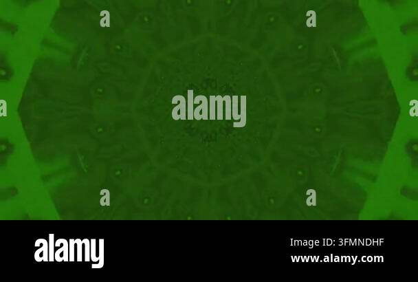 Abstract green pattern creating symmetrical design with texture Stock ...