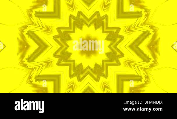 Abstract pattern featuring vibrant yellow star shapes radiating outward ...