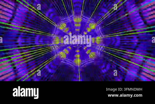 Abstract pattern featuring vibrant colors and dynamic lines Stock Video ...