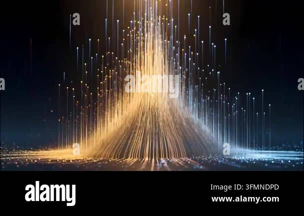 Abstract light patterns creating dynamic visual effect Stock Video ...