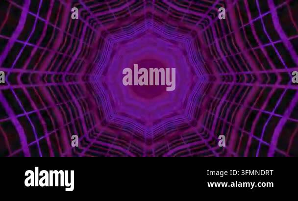 Abstract pattern featuring vibrant purple lines forming shapes Stock ...