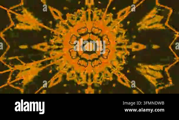 Abstract pattern featuring vibrant orange and black colors Stock Video ...