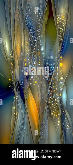 Abstract colorful shapes flowing through dark background Stock Video ...