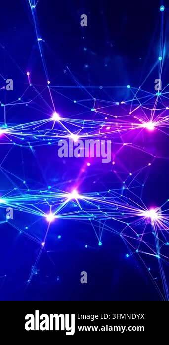 abstract futuristic background with lines and circles Stock Video ...